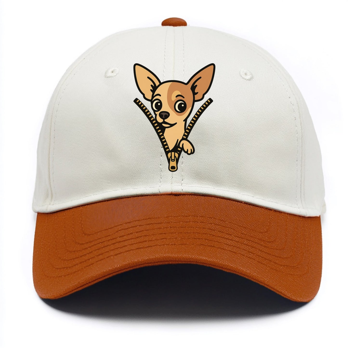 Chihuahua - Two Tone Cap - Orange