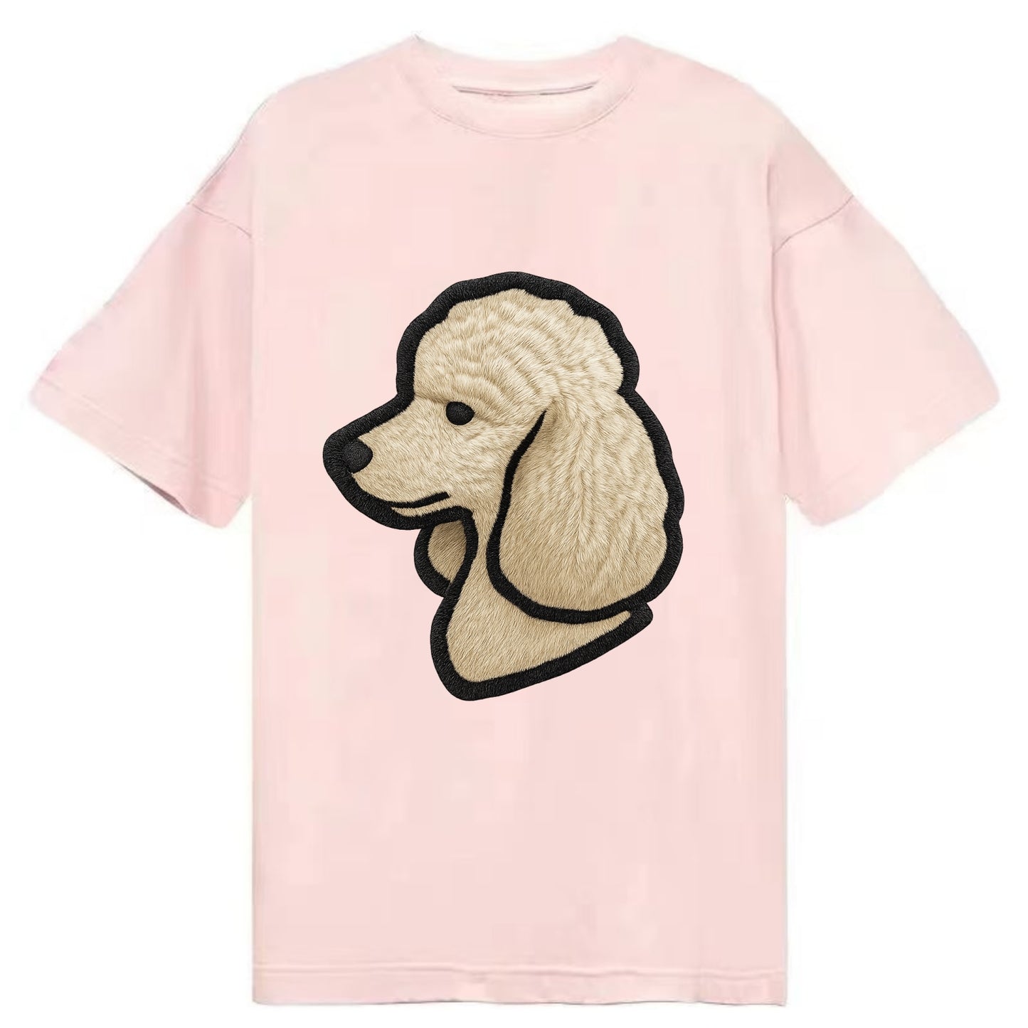 Poodle - Contemporary clean style with s - Classic T-shirt - Pink