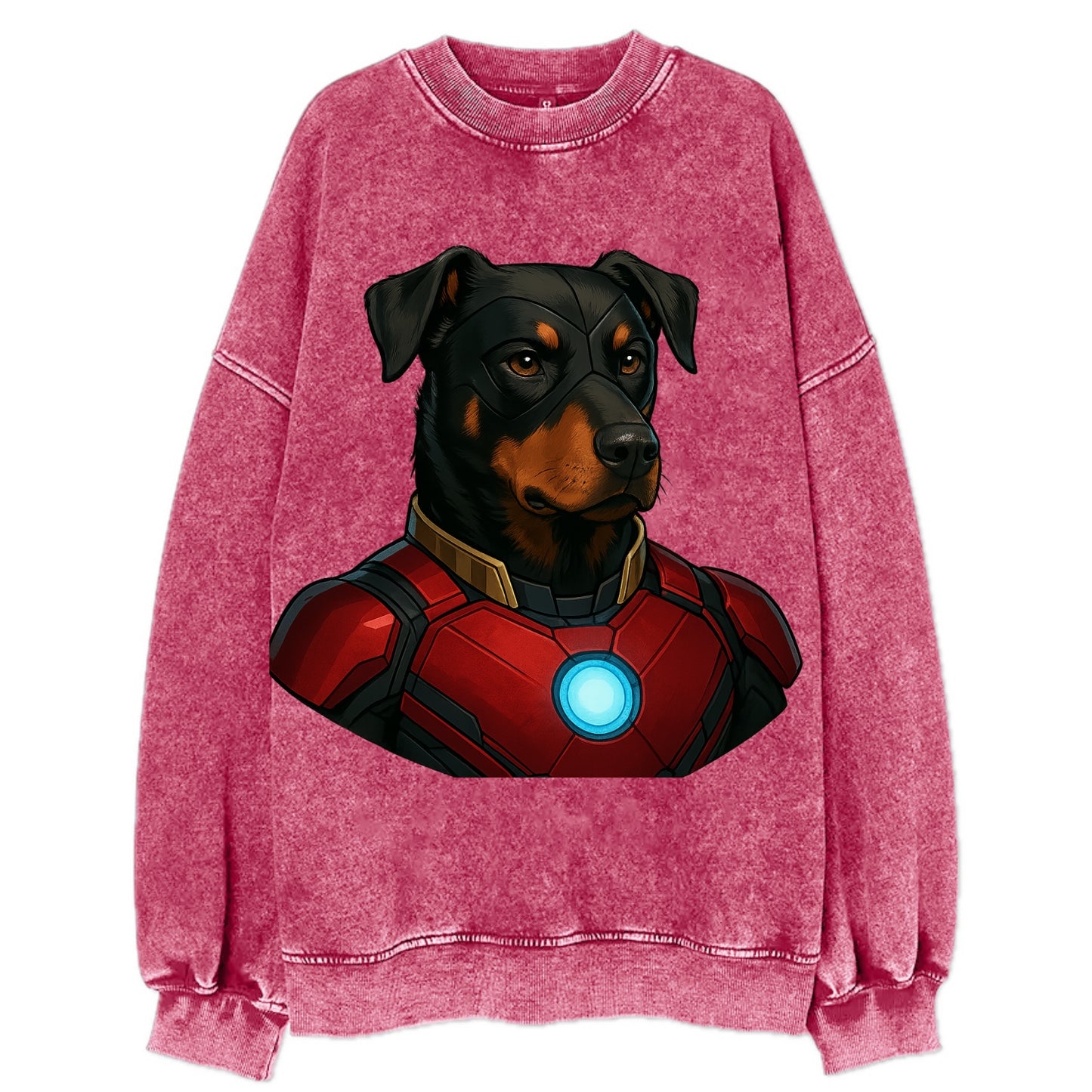 Beauceron Loyal Hero - Vintage Sweatshirt - Pink