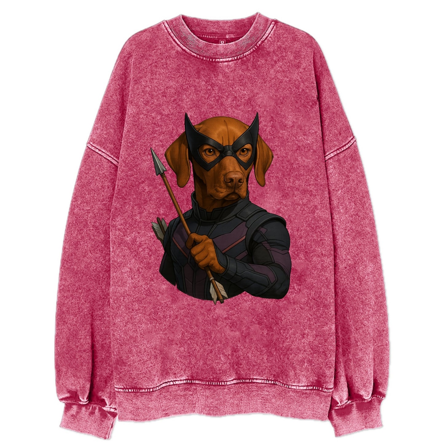 Vizsla Hawkeye - Vintage Sweatshirt - Pink