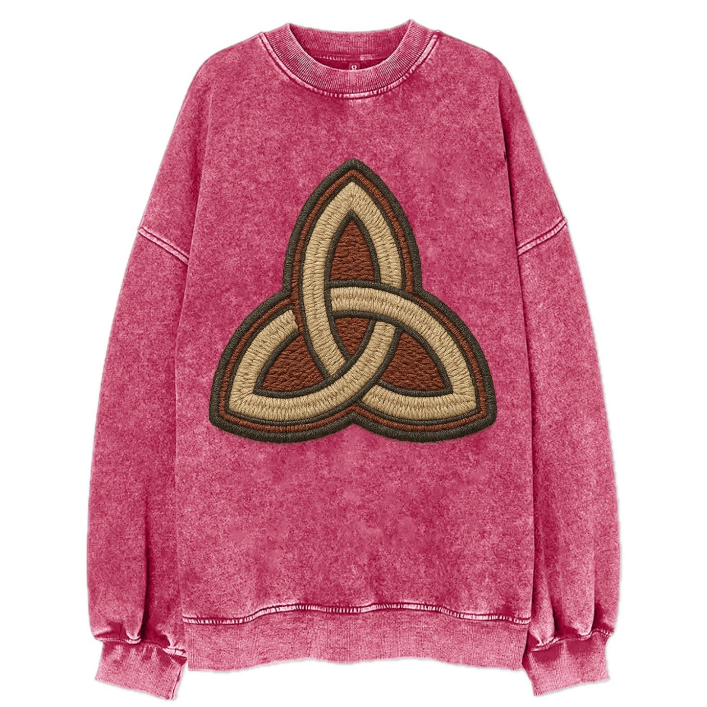 Trinity Knot - Vintage Sweatshirt - Pink