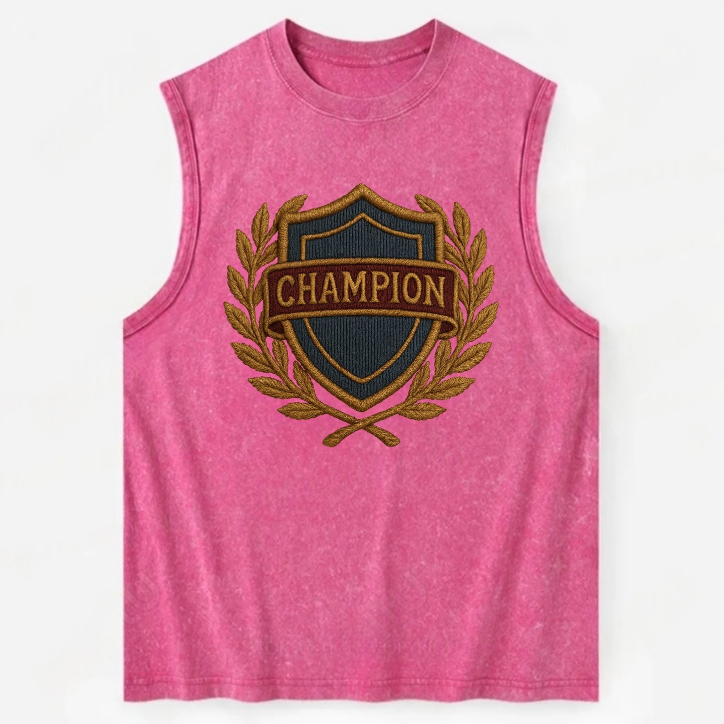 Champion Shield - Vintage Washed Tank - Pink