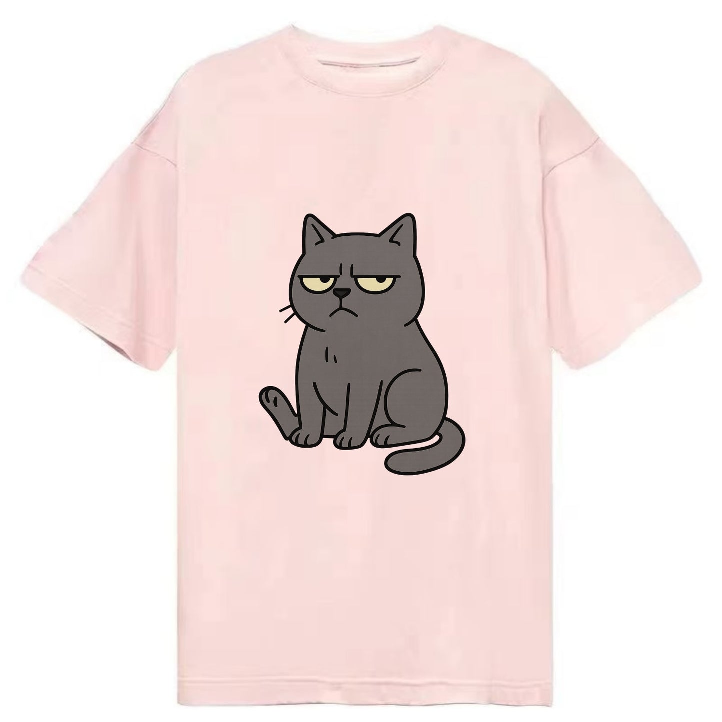 The Cat Judging Silently - Classic T-shirt - Pink