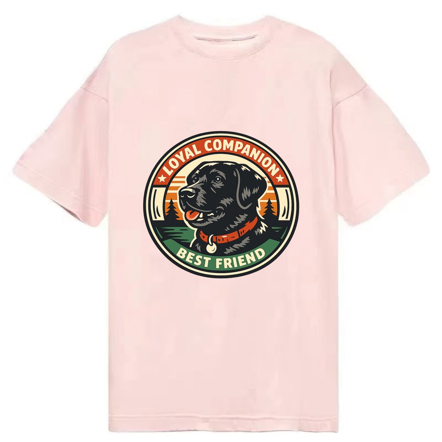Noble Companion Emblem - Classic T-shirt - Pink