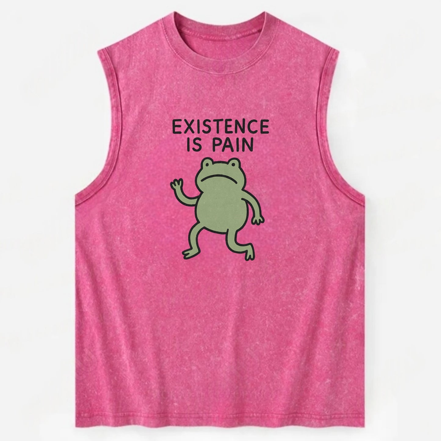 VINTAGE MODEL | Antique with dust - Vintage Washed Tank - Pink