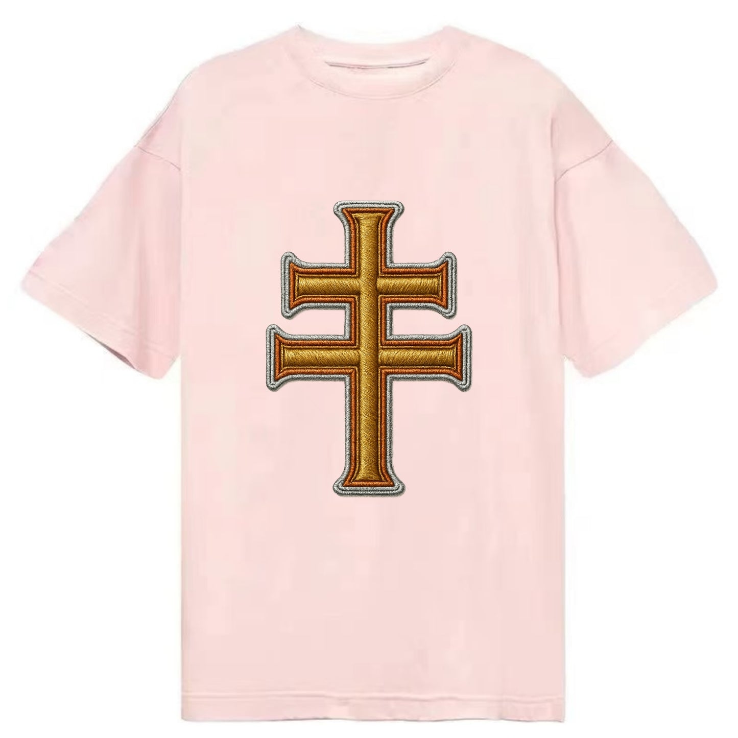 Patriarchal Cross - Classic T-shirt - Pink