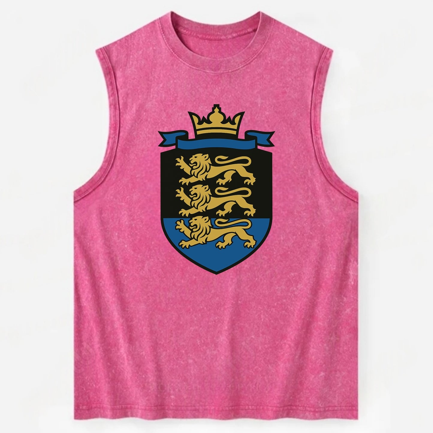 Estonia Royal Logo - Vintage Washed Tank - Pink