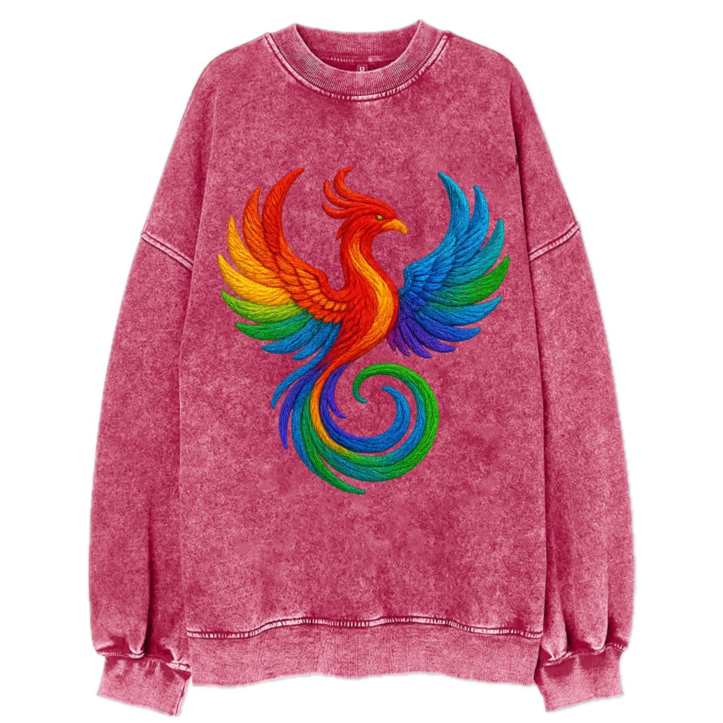 Phoenix Rising - Vintage Sweatshirt - Pink