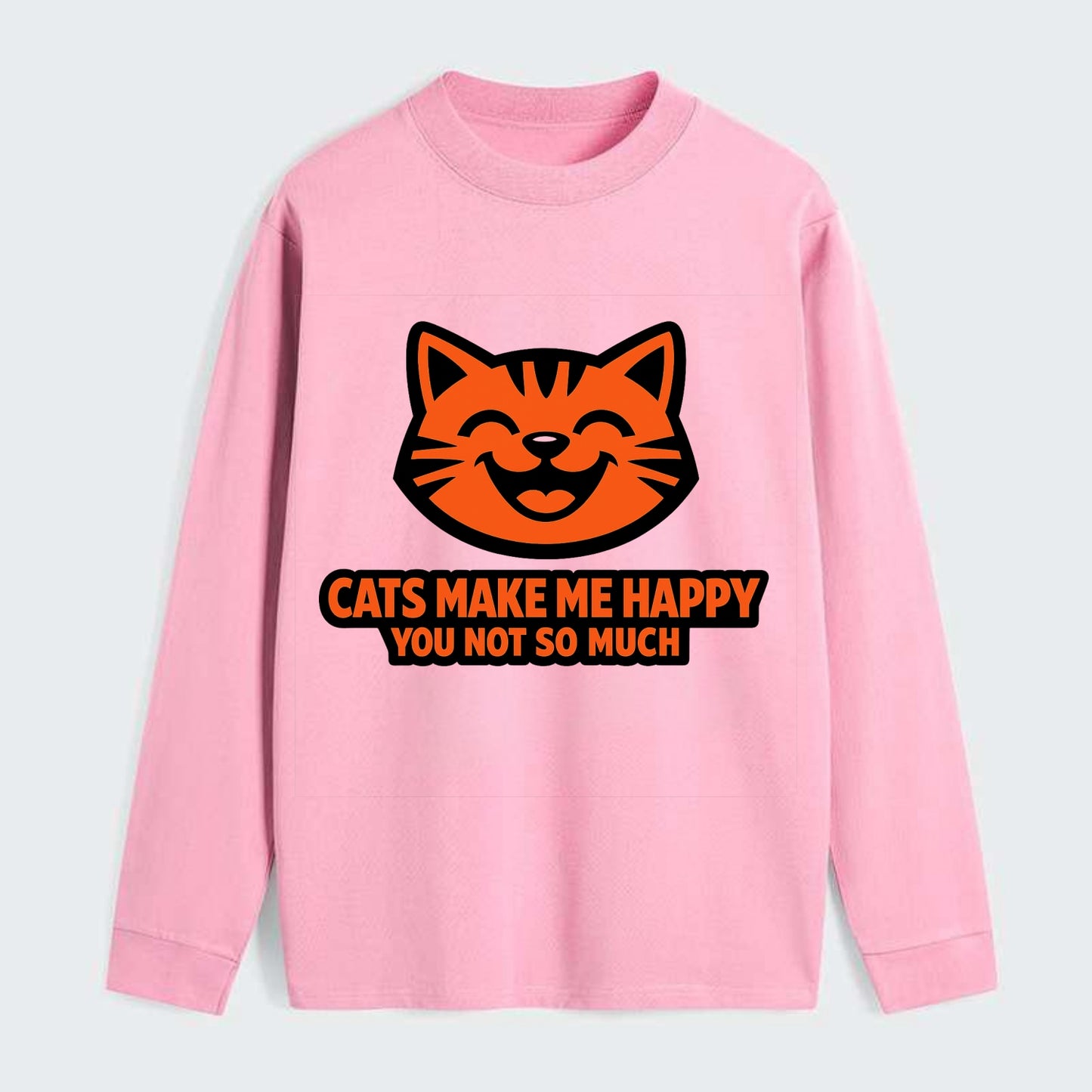 Feline Joy and Sassy Truths - Classic Long Sleeve Shirt - Pink