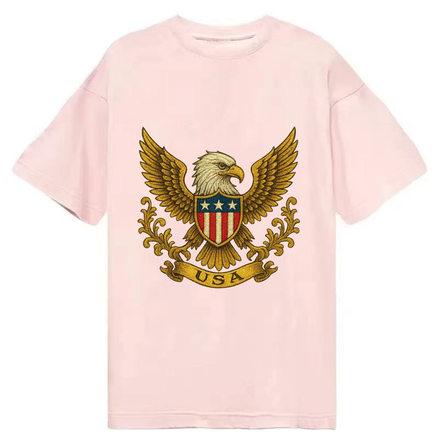 Usa Heritage Eagle 2 - Classic T-shirt - Pink
