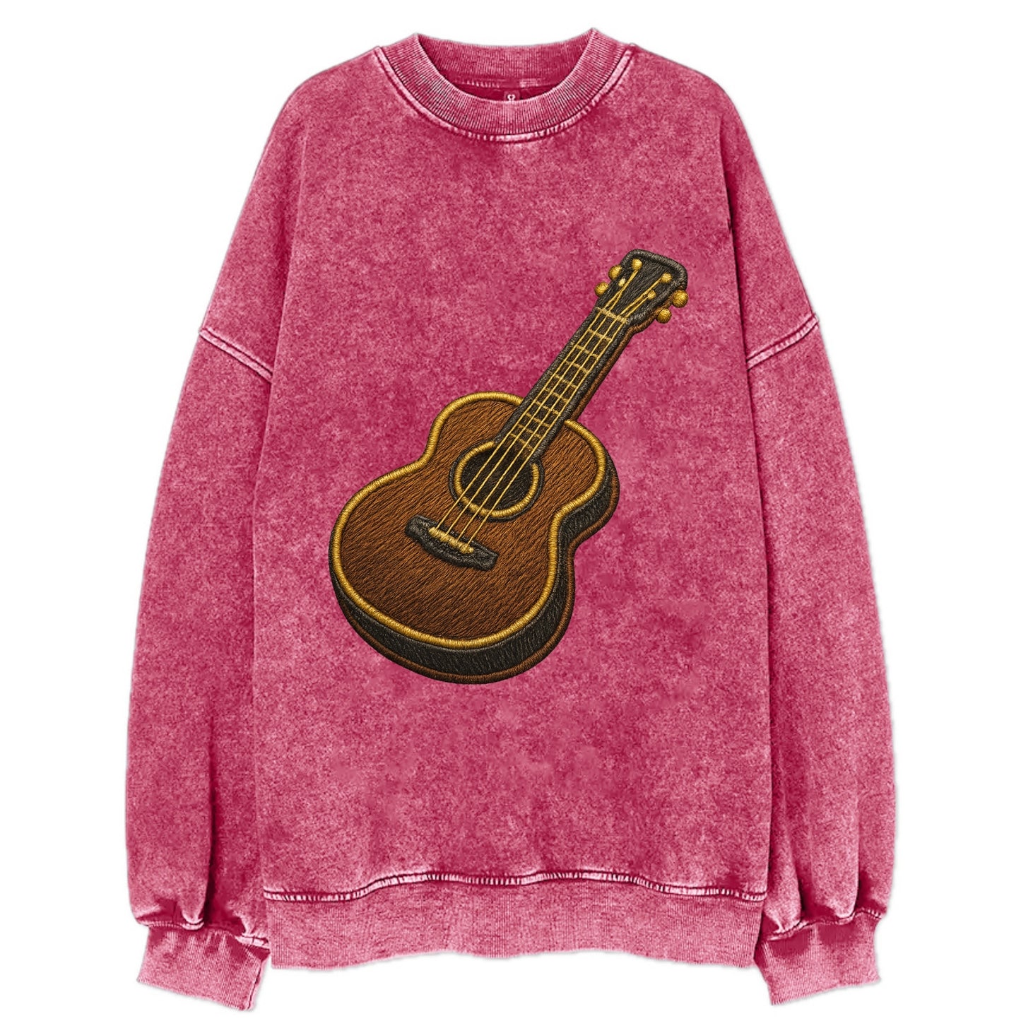 Vintage Guitar - Vintage Sweatshirt - Pink