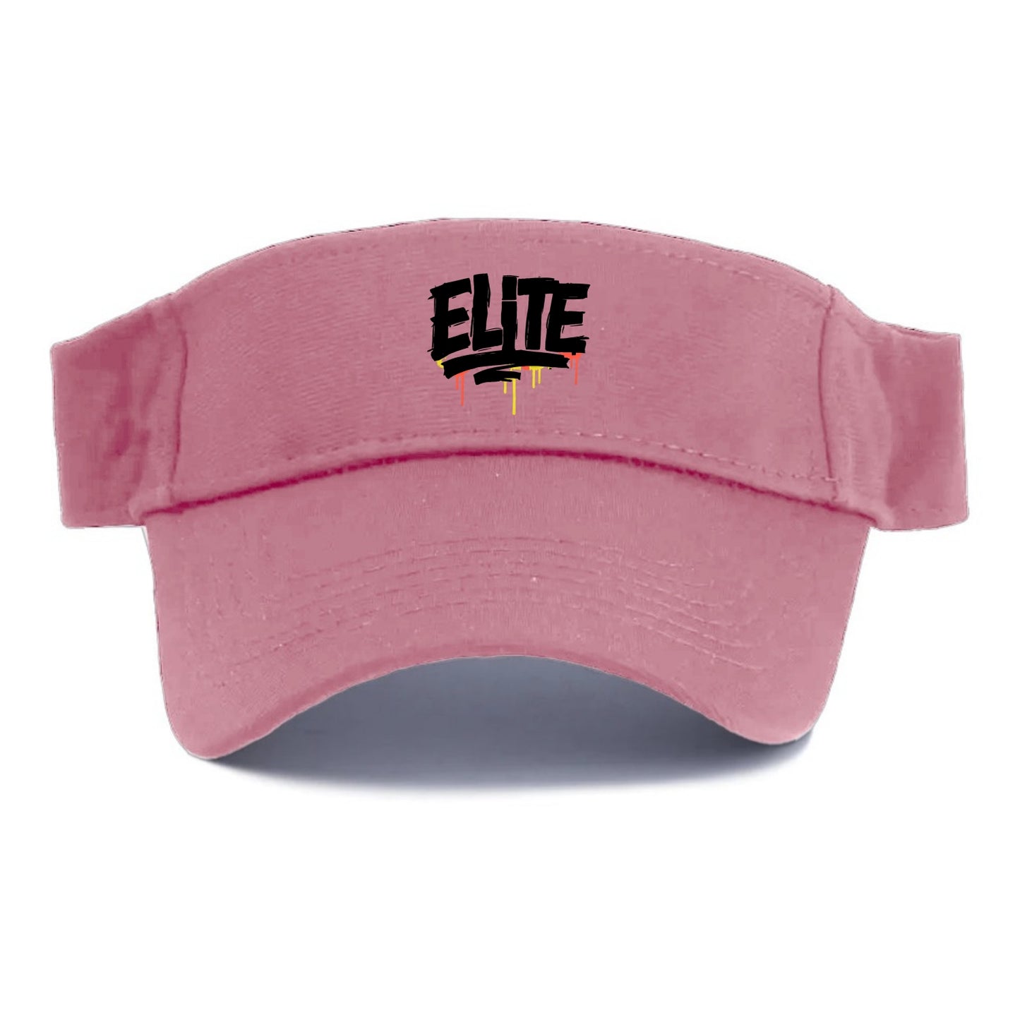 Bold typography design - "ELITE" - top tier, highest level - Visor - Pink