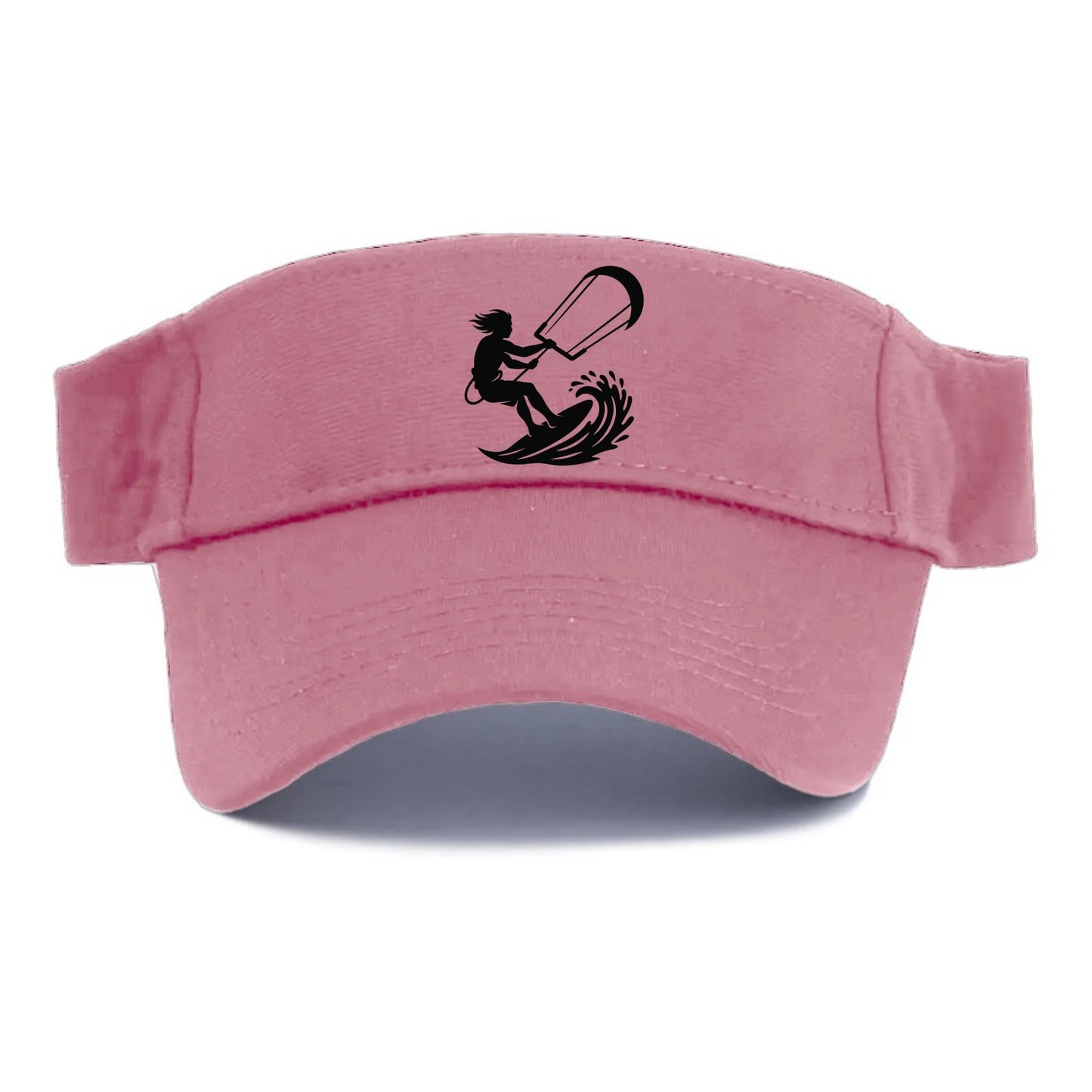 Kite surfer riding wave - Visor - Pink