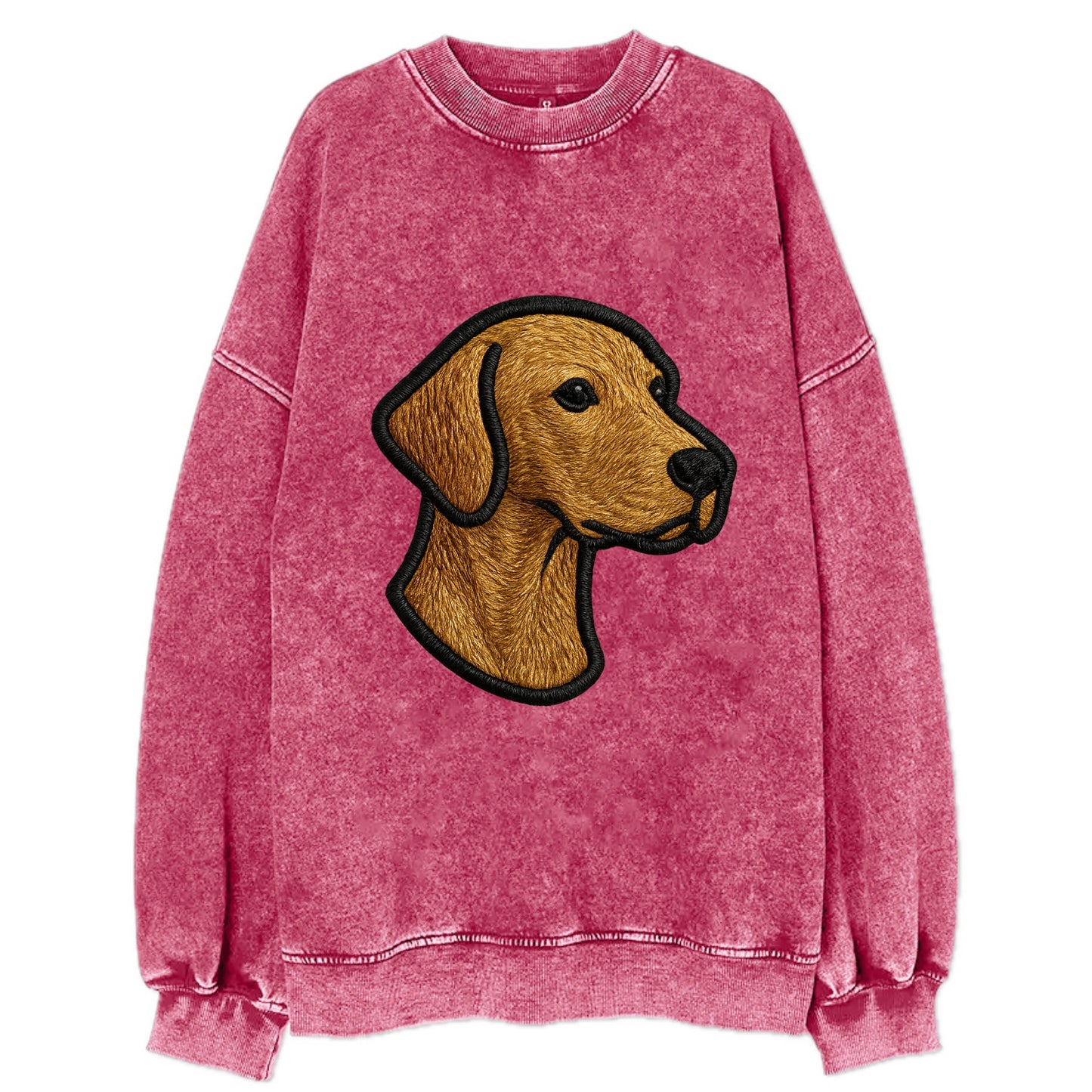 Vizsla - Modern noble design with bold b - Vintage Sweatshirt - Pink