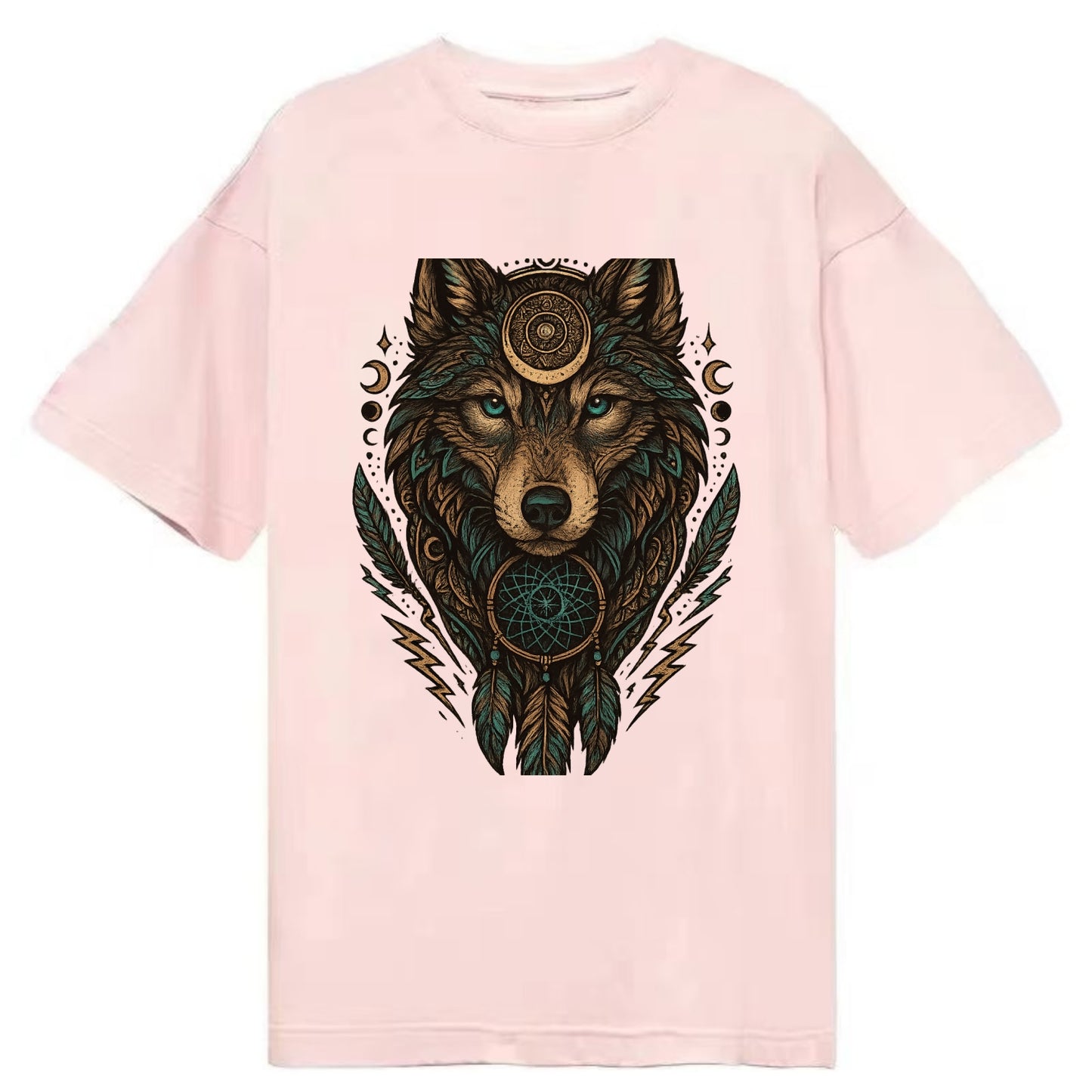 Storm Wolf Thunder - Classic T-shirt - Pink