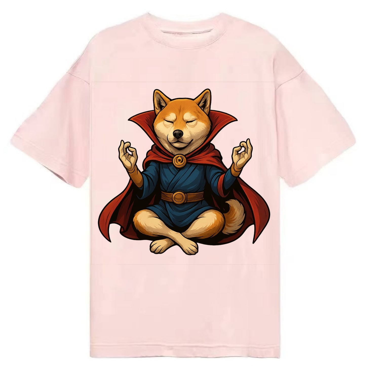 Shiba Inu Doctor Strange - Classic T-shirt - Pink