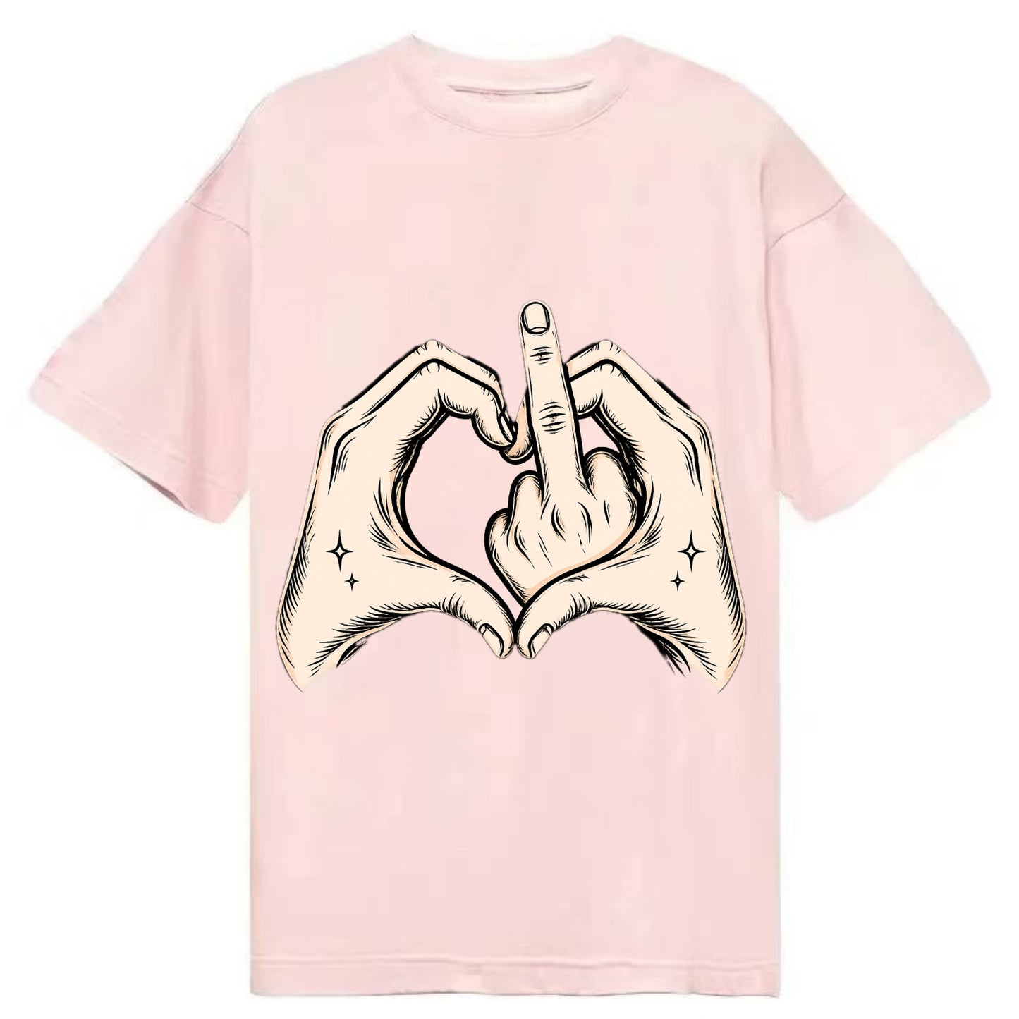 Love You Symbol - Classic T-shirt - Pink