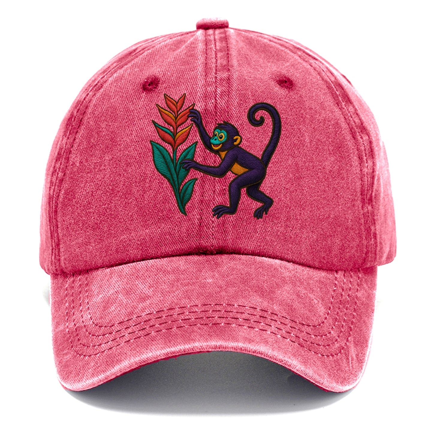 Spider Monkey - Classic Cap - Pomegranate Blush(Pink)