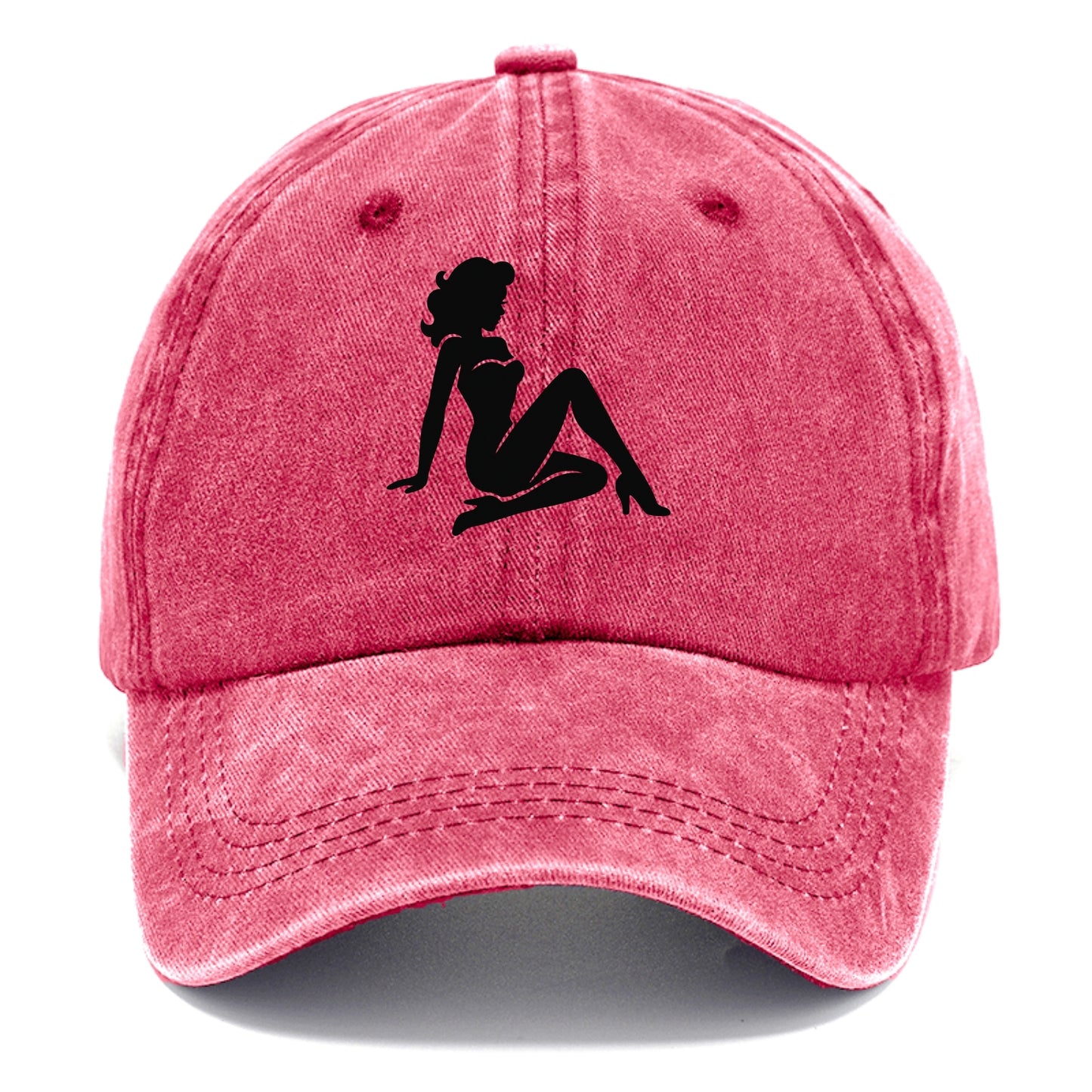 Pin-up girl classic pose - Classic Cap - Pomegranate Blush(Pink)