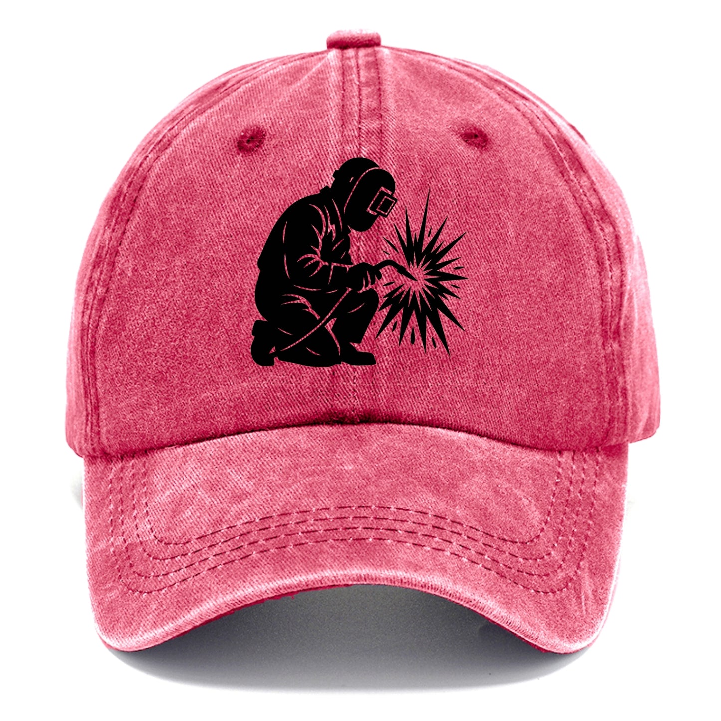 Welder sparks flying dramatically - Classic Cap - Pomegranate Blush(Pink)