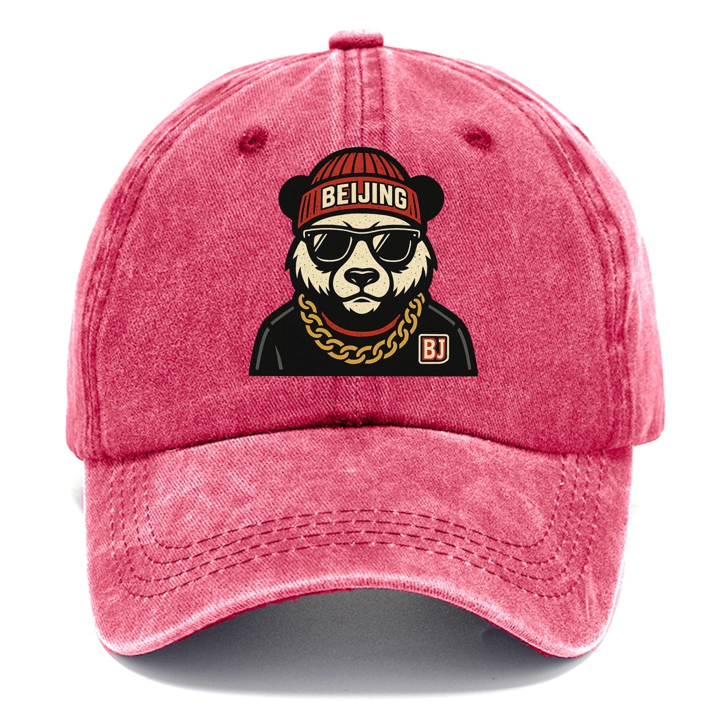 Beijing Panda - Classic Cap - Pomegranate Blush(Pink)