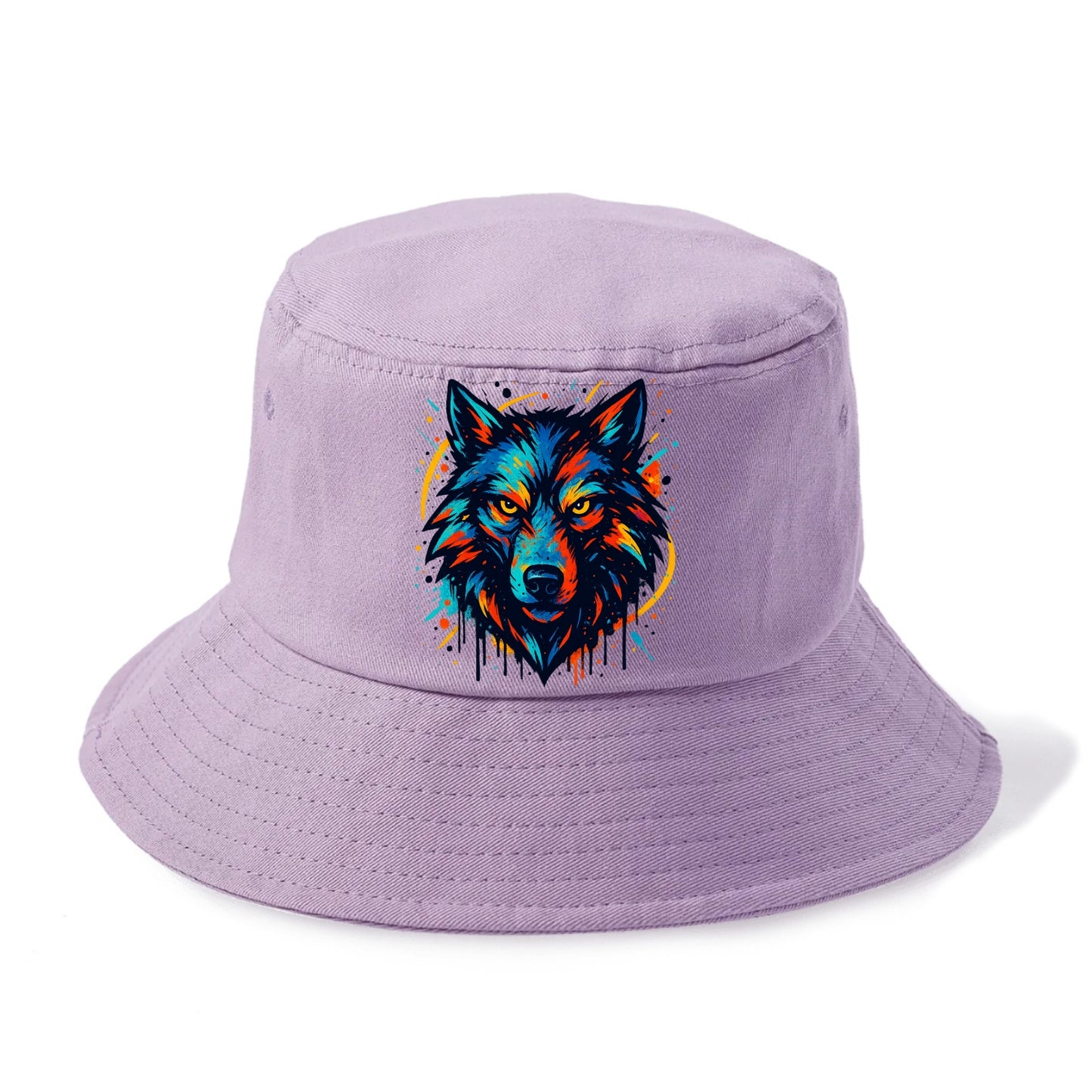 Alpha Wolf Leader - Bucket Hat - Purple