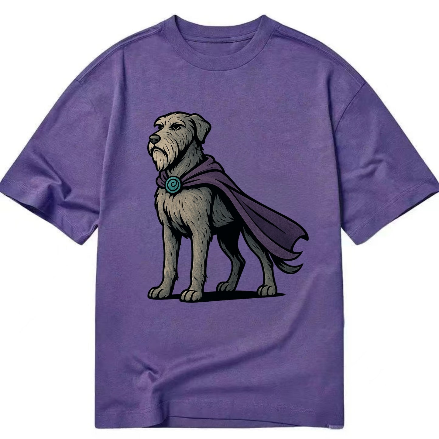 Irish Wolfhound Mystic Hero - Classic T-shirt - Purple