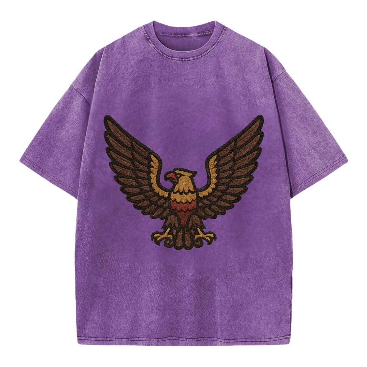 Eagle Wings - Vintage T-shirt - Purple