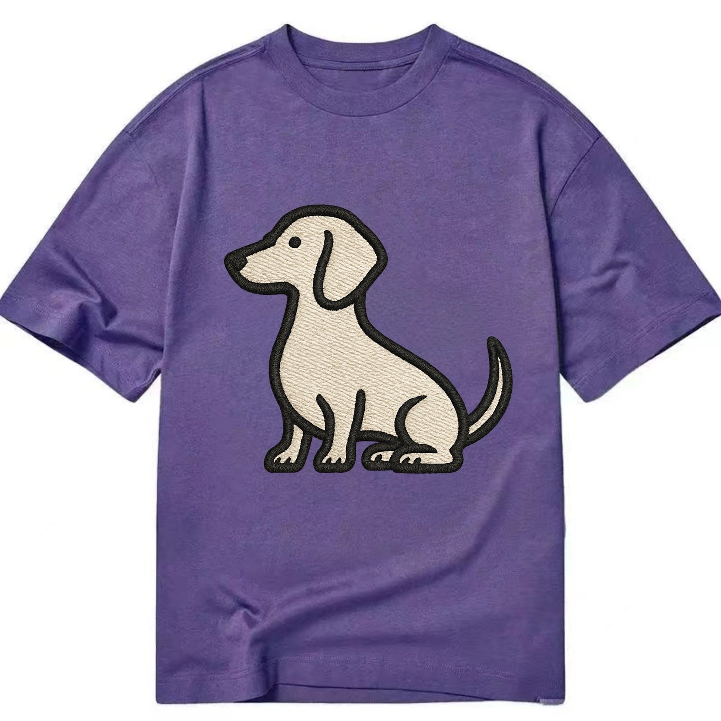 Dachshund - Long body profile view - Cla Classic T-shirt - Purple