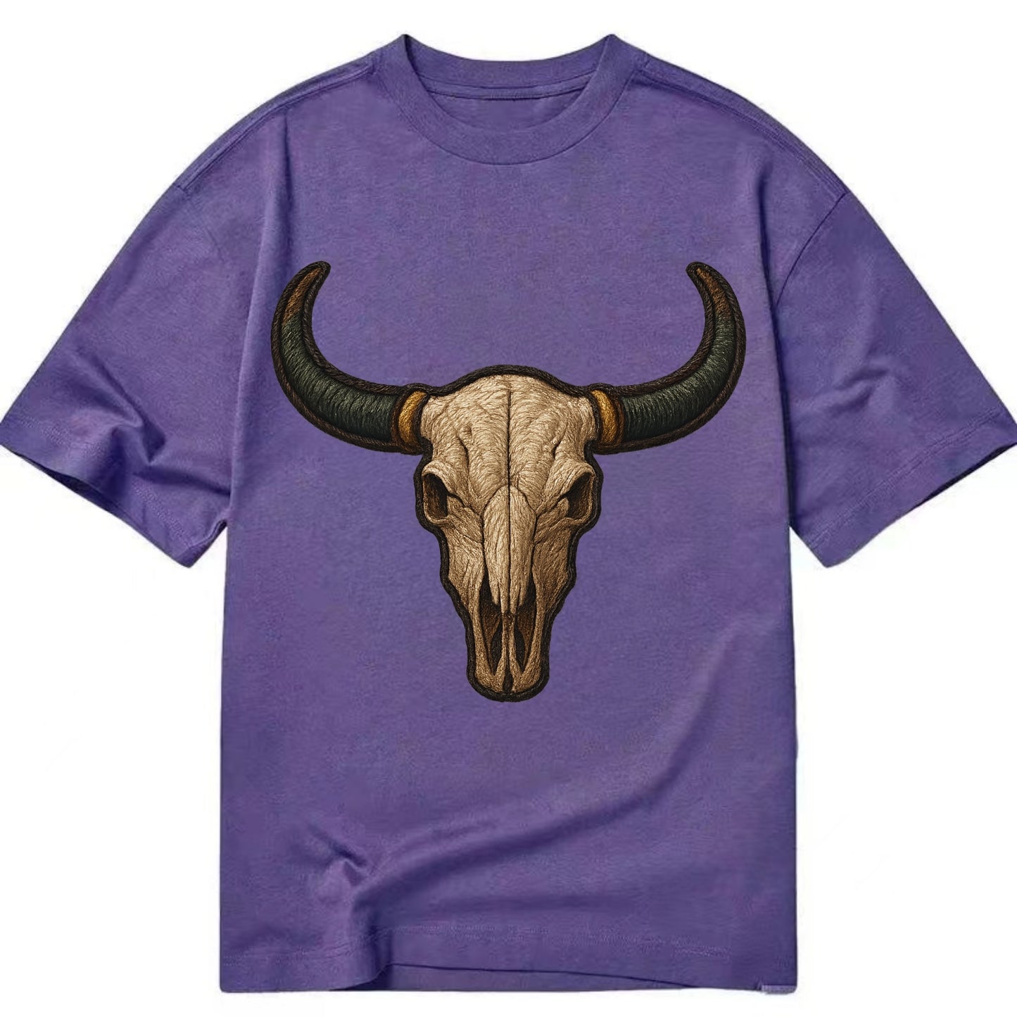 Bull Skull - Classic T-shirt - Purple