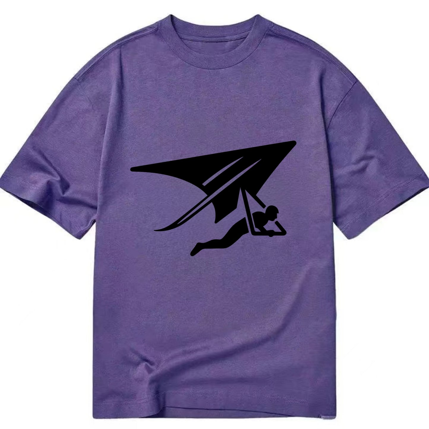 Hang glider soaring - Classic T-shirt - Purple