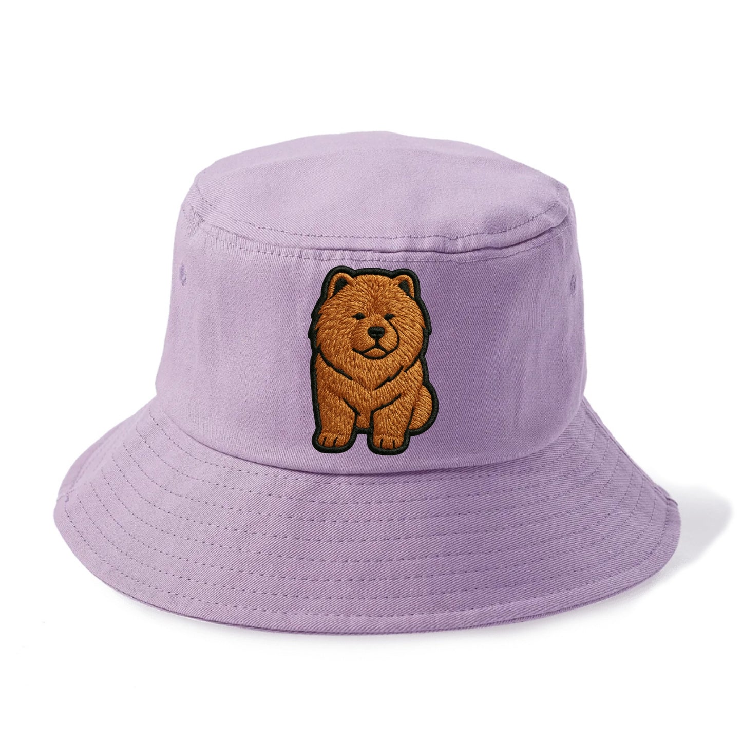 Chow Chow - Trendy lion-mane design with - Bucket Hat - Purple