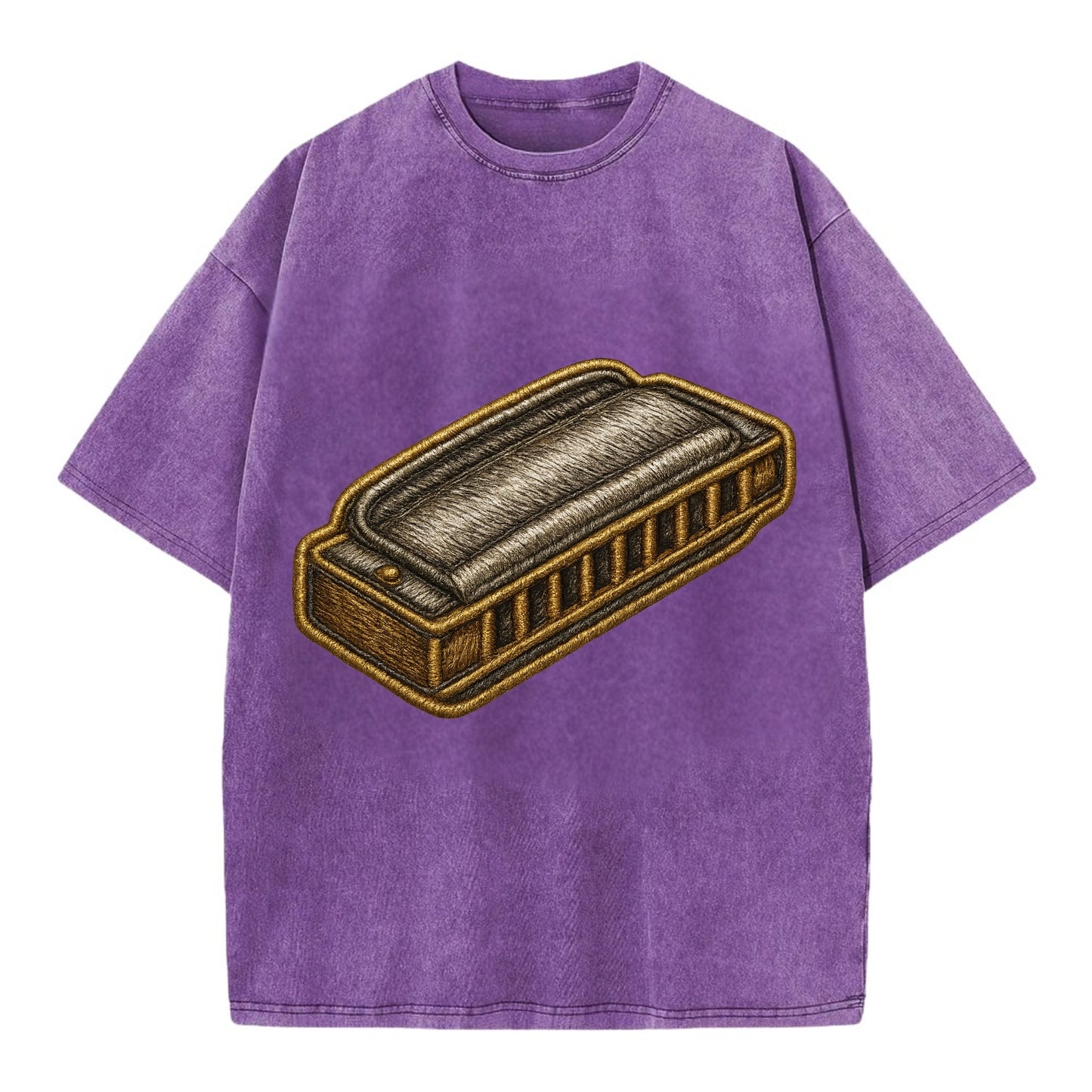 Harmonica - Vintage T-shirt - Purple