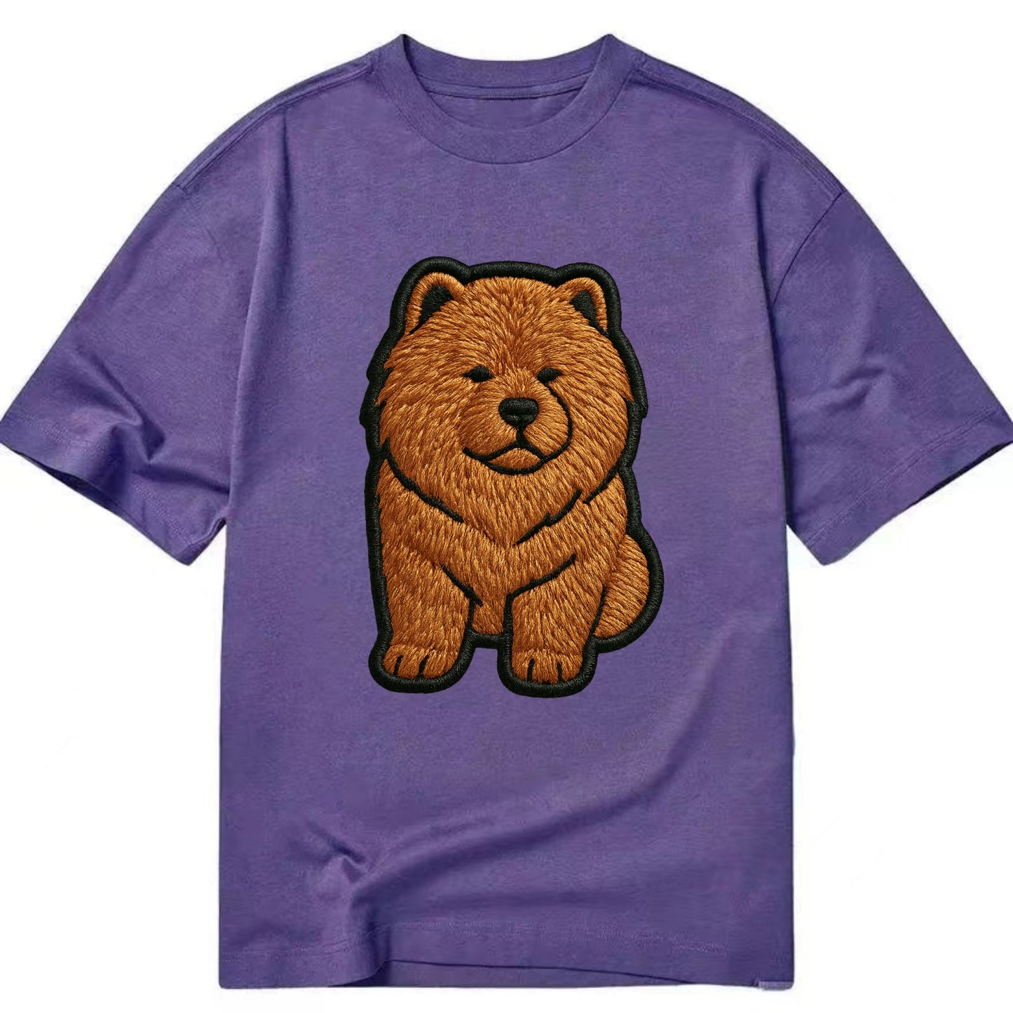 Chow Chow - Trendy lion-mane design with - Classic T-shirt - Purple