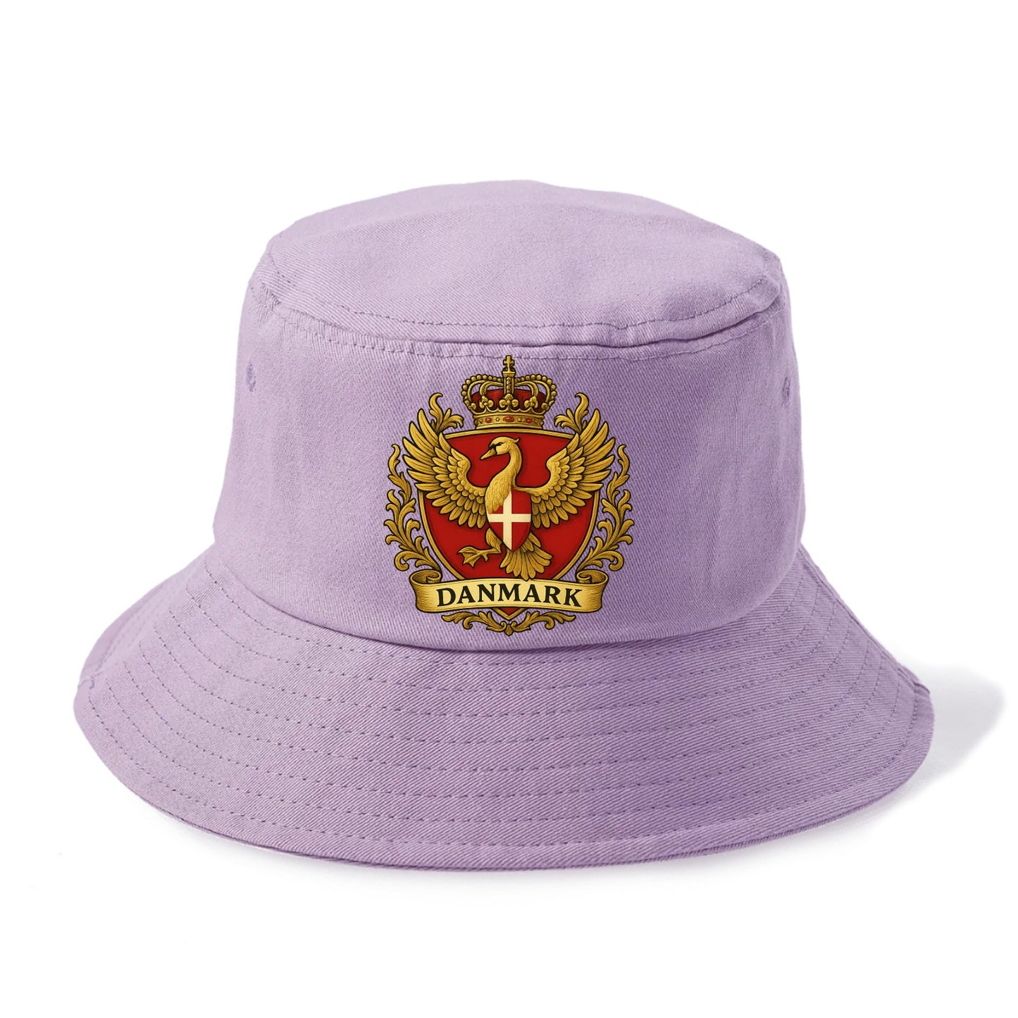 Denmark Heritage Badge - Bucket Hat - Purple