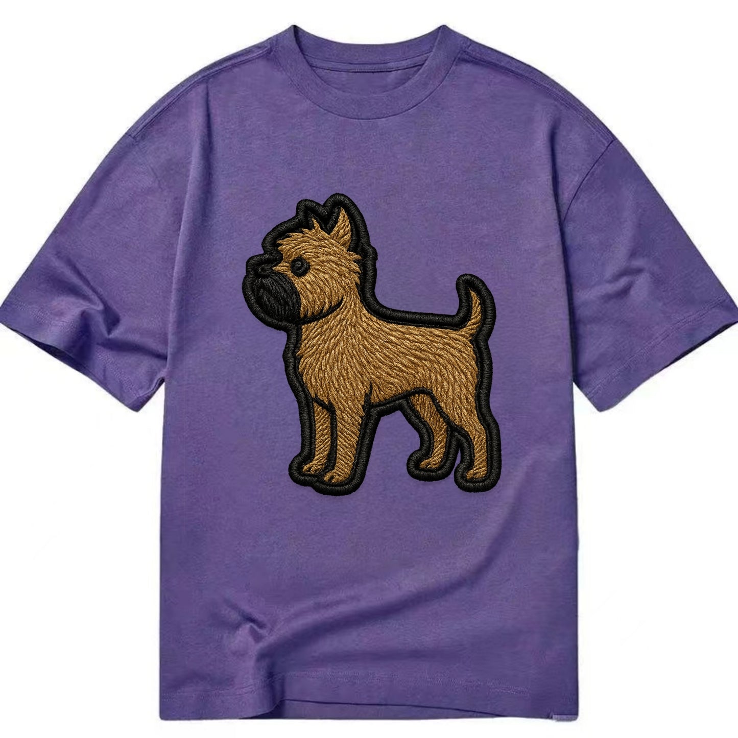 Affenpinscher - Contemporary wiry design - Classic T-shirt - Purple