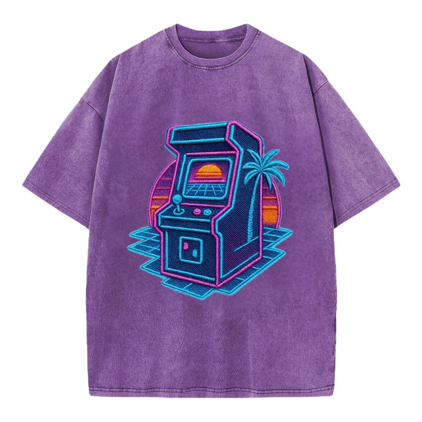 Arcade Machine - Vintage T-shirt - Purple
