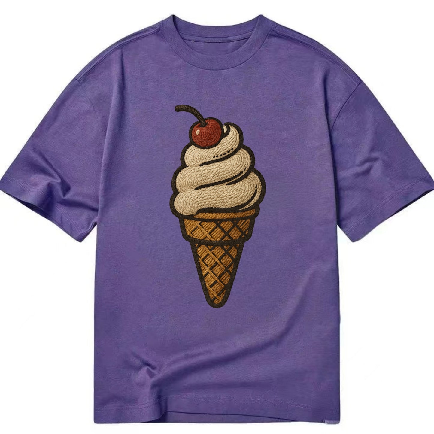 Ice Cream Cone - Classic T-shirt - Purple
