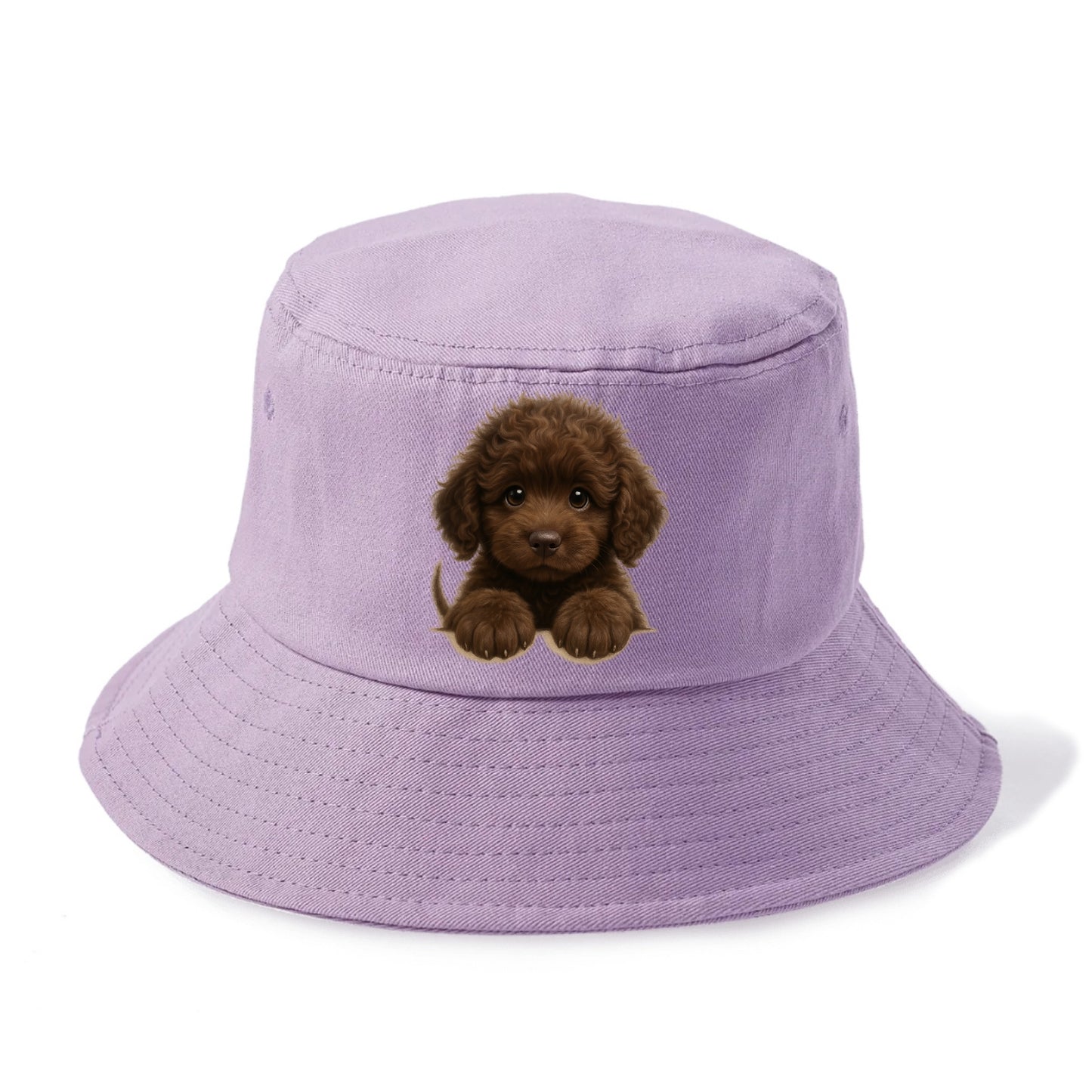 Irish Water Spaniel - Bucket Hat - Purple