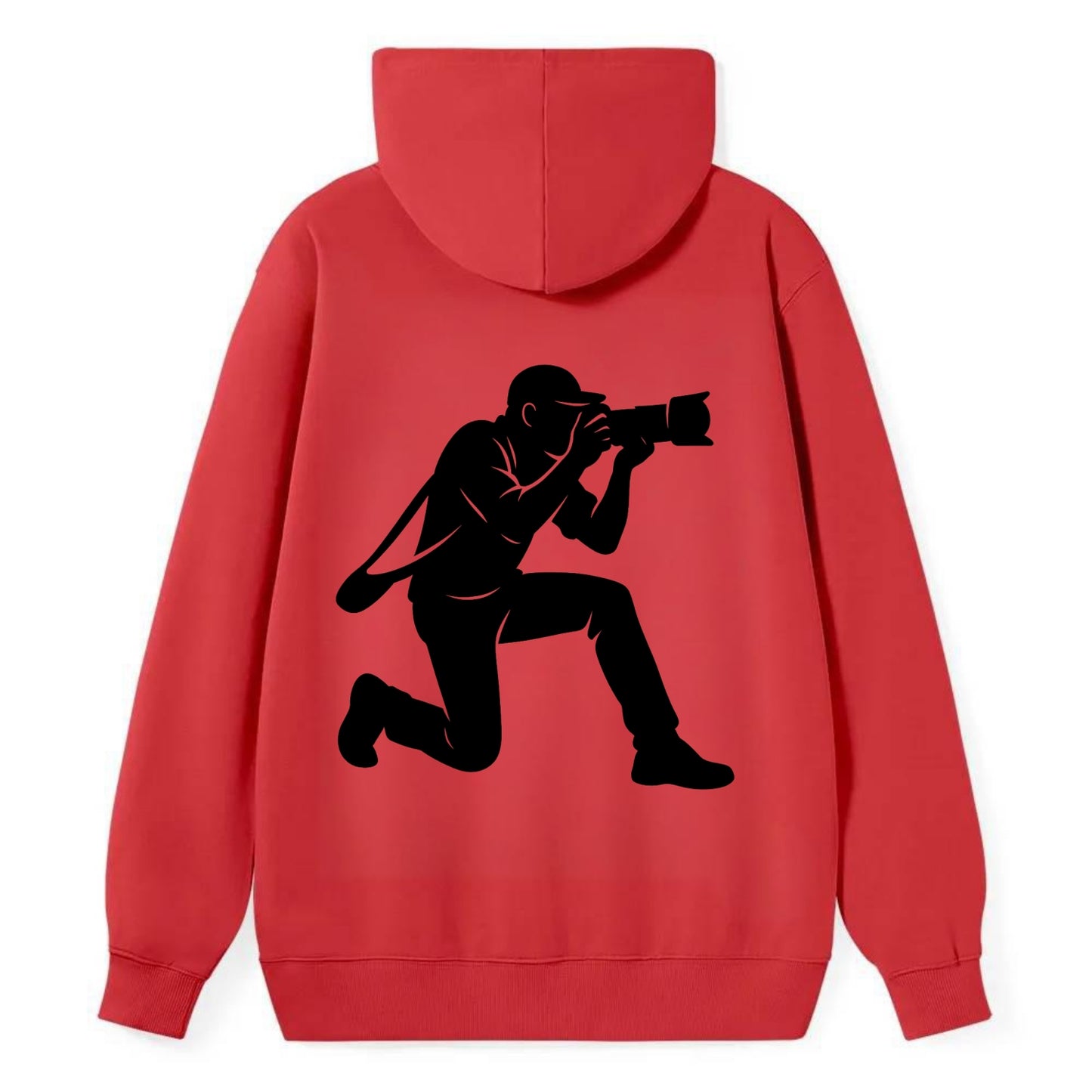 Photographer capturing perfect shot - Classic Pullover Hoodie - Red