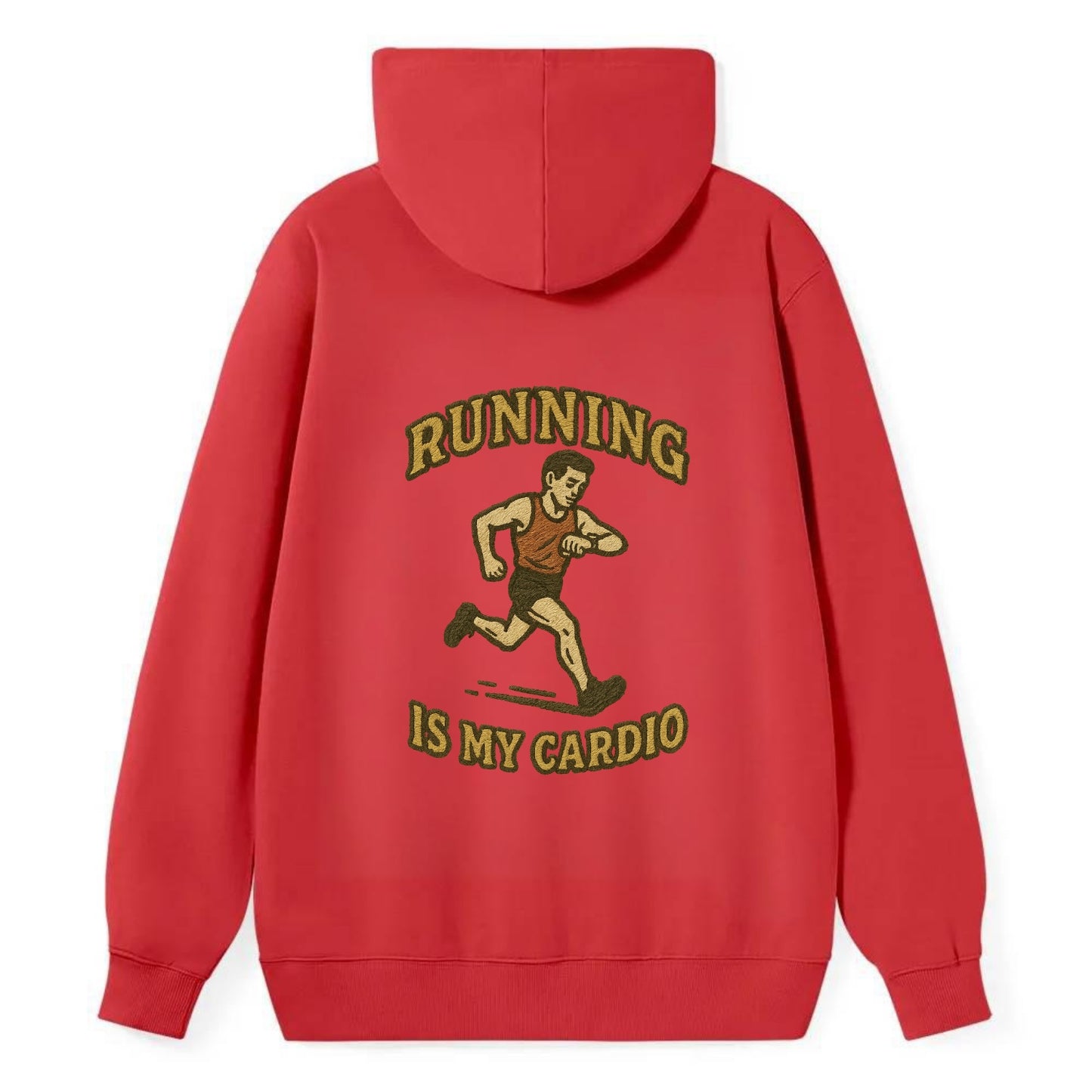 Running Late Is My Cardio - Classic Pullover Hoodie - Red