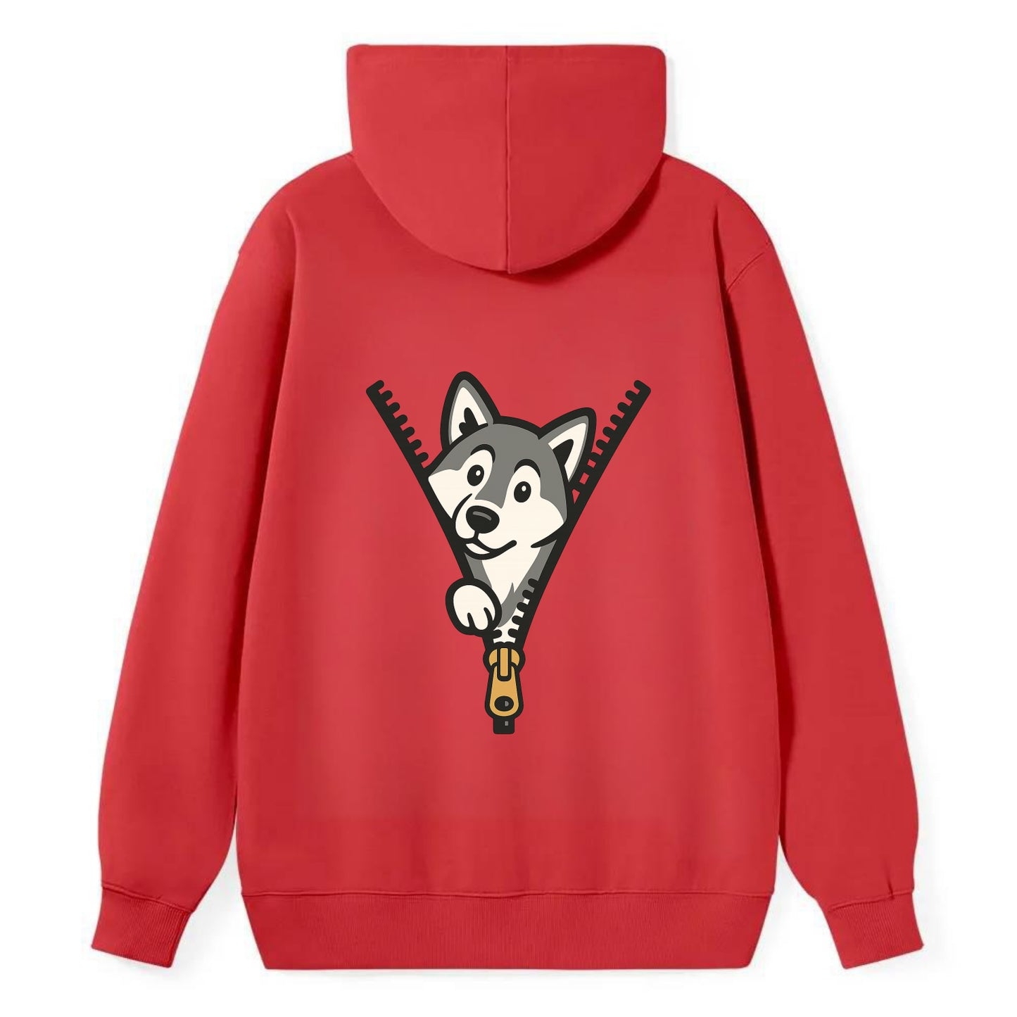 Alaskan Malamute - Classic Pullover Hoodie - Red