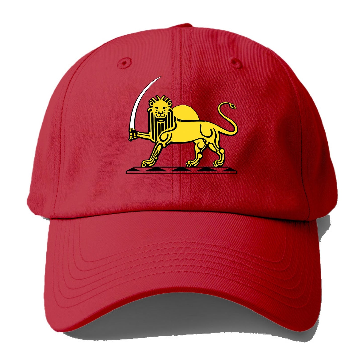 Lion Of The Rising Blade - Baseball Cap - Red