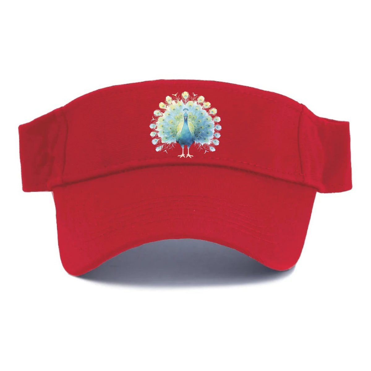 Peacock - Visor - Red