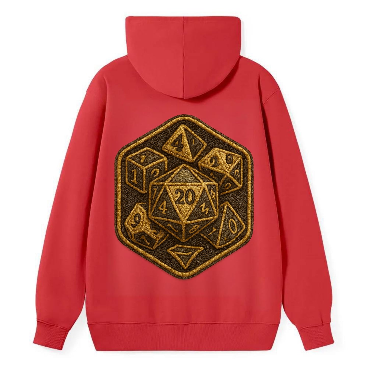 Dice set for tabletop gaming - RPG enthusiast - Classic Pullover Hoodie - Red