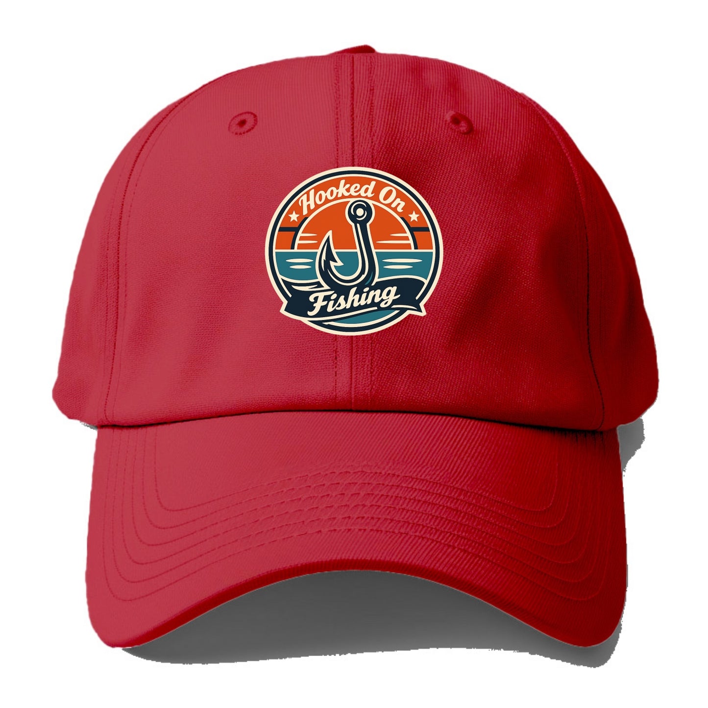 Angler's Emblem of Passion - Baseball Cap - Red
