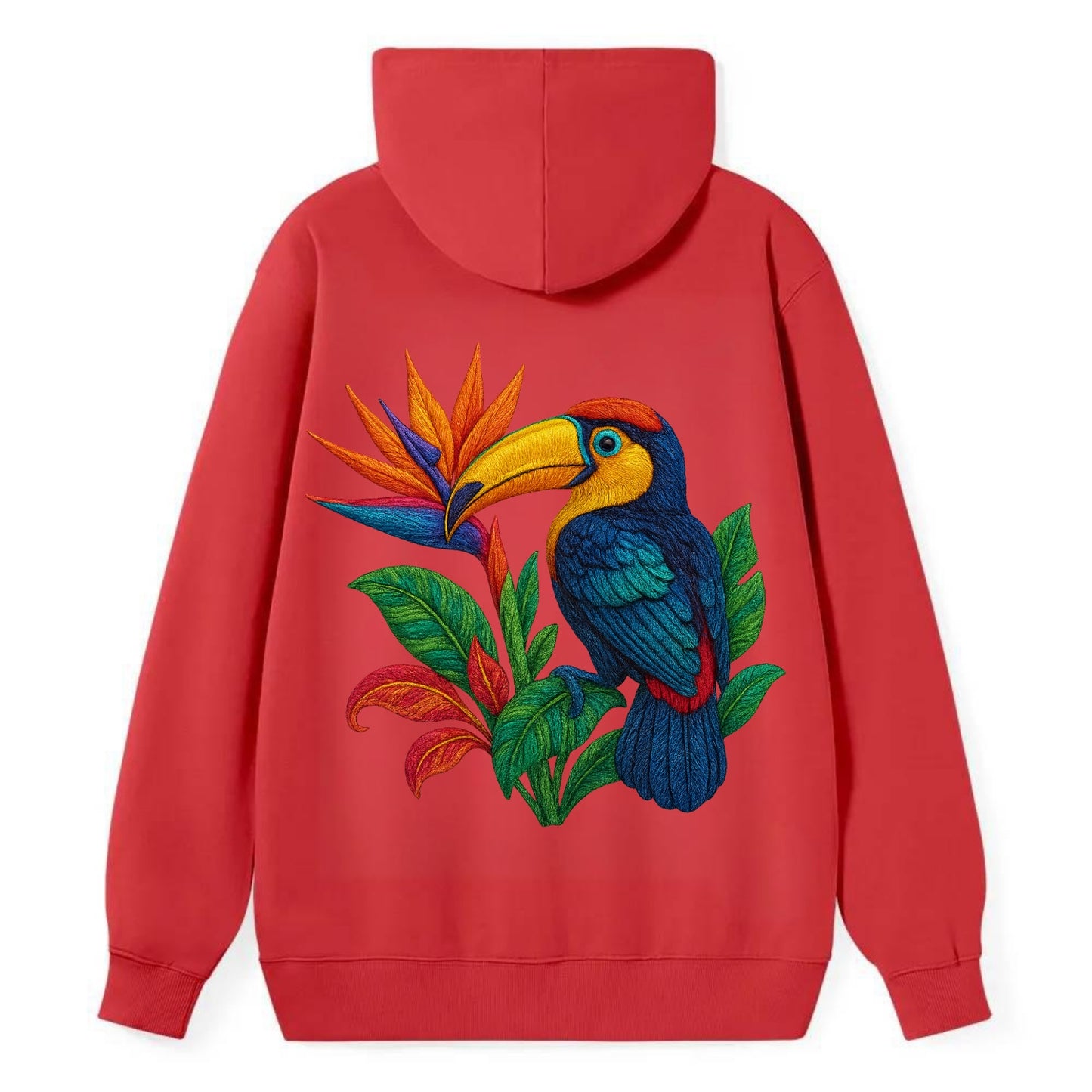 Toucan Paradise - Classic Pullover Hoodie - Red