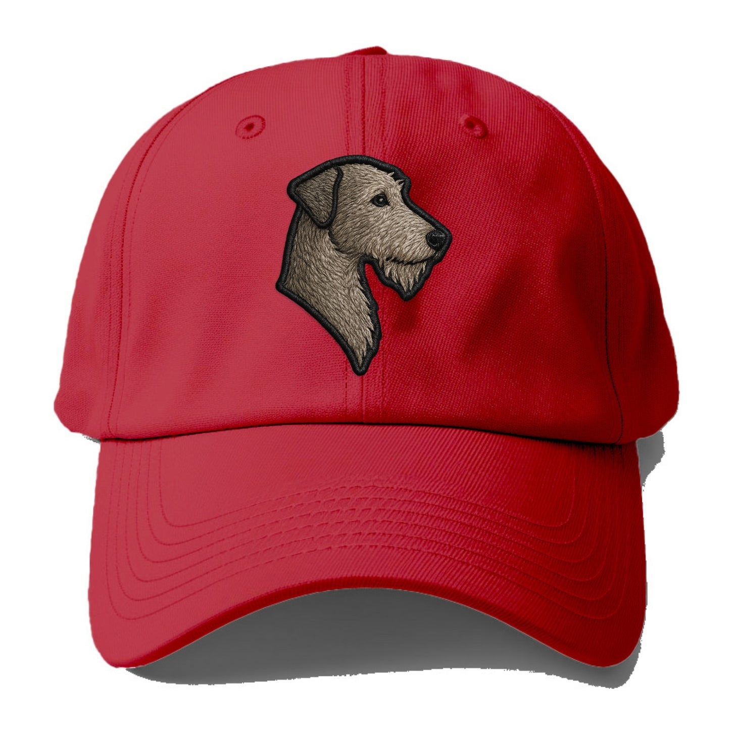Irish Wolfhound - Modern gentle giant lo - Baseball Cap - Red
