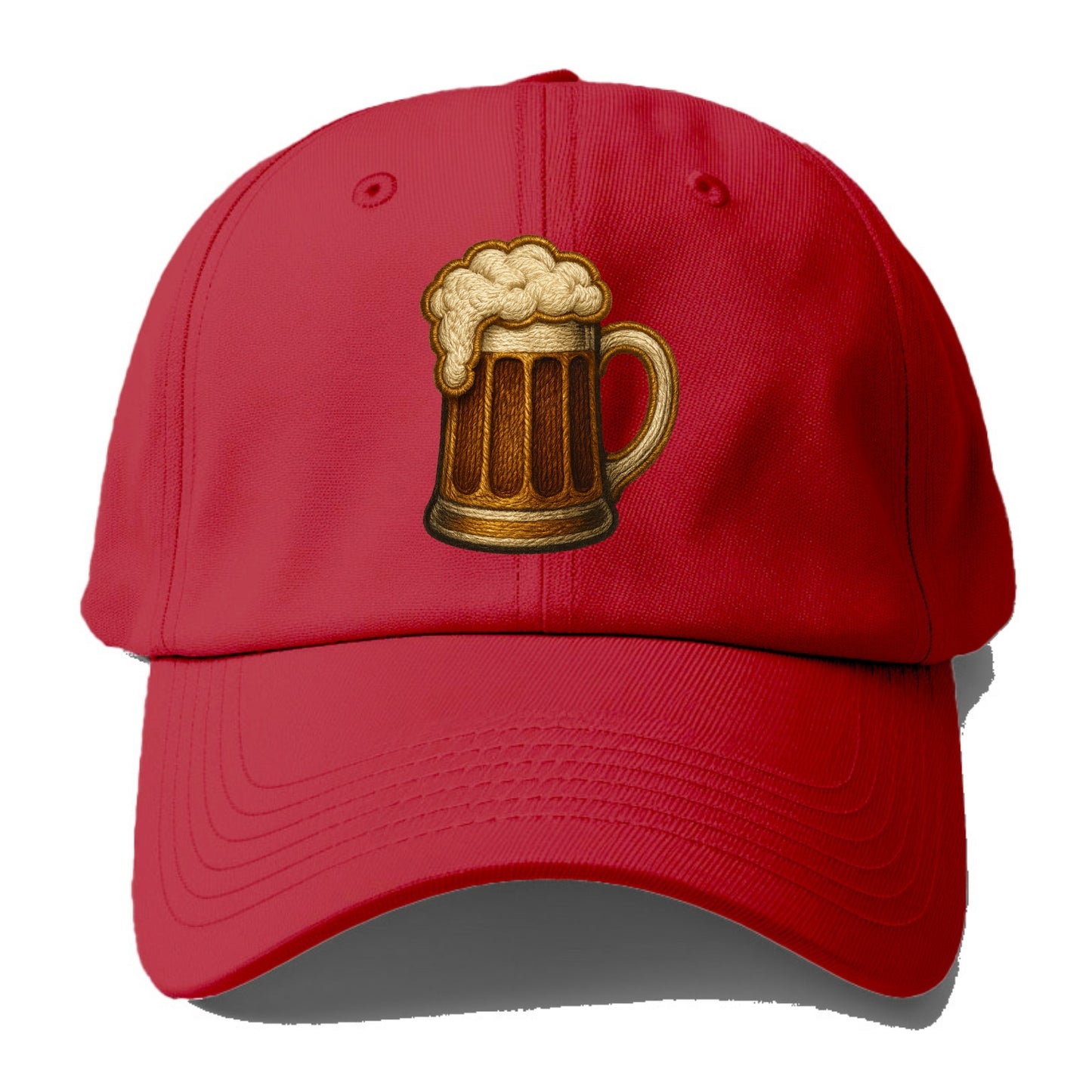 Beer Mug - Baseball Cap - Red