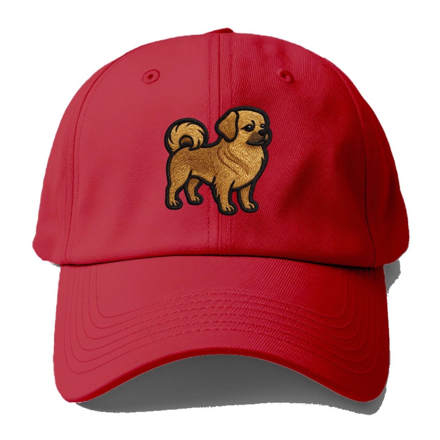 Tibetan Spaniel - Modern Tibetan breed d - Baseball Cap - Red